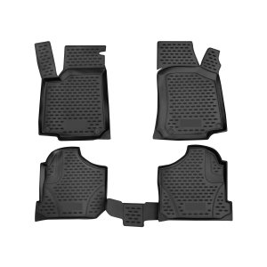 Volkswagen New Beetle Floor Mats - Omac - Rubber TPE - Black - '98-'10
